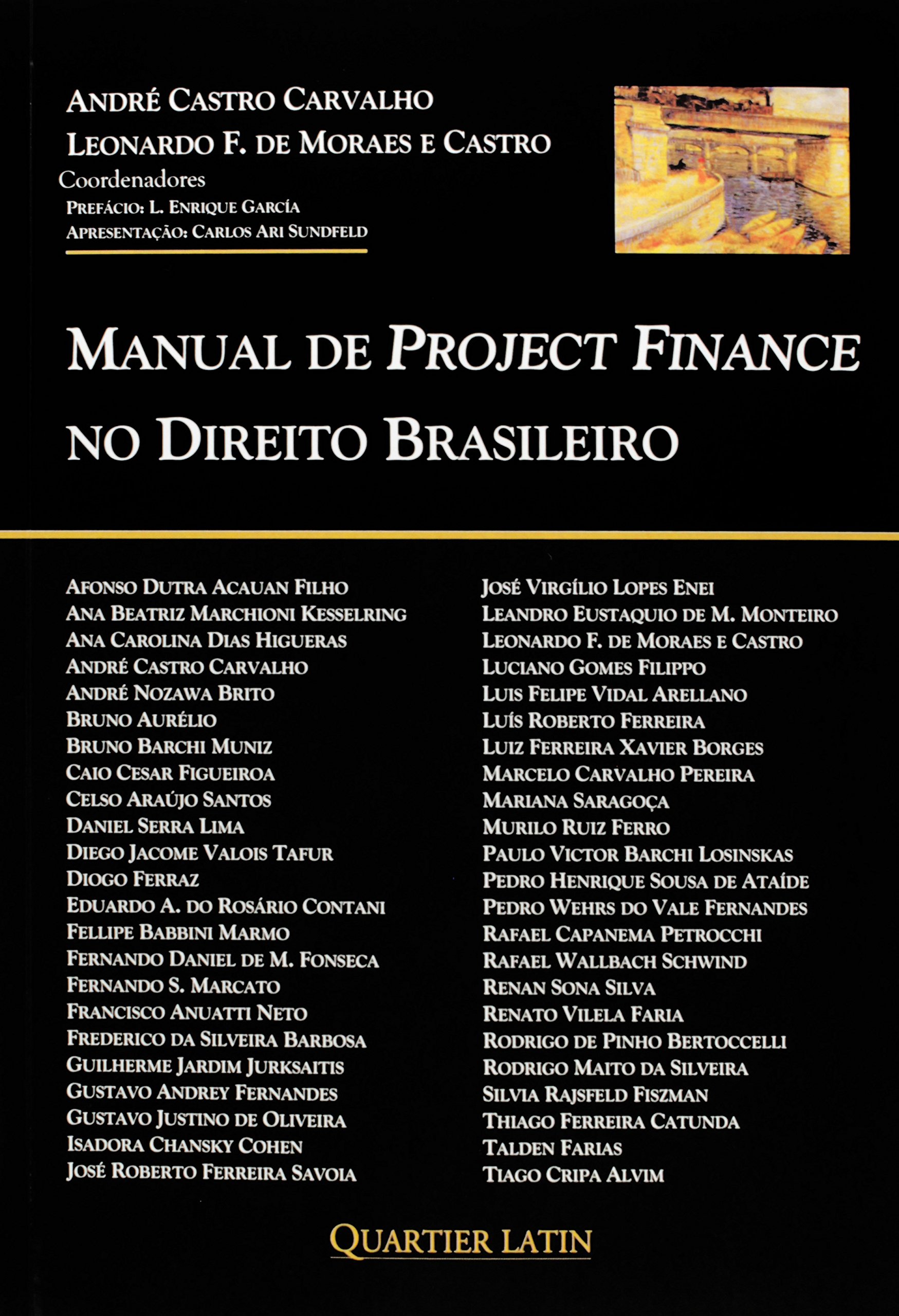 Manual de Project Finance no Direito
Brasileiro