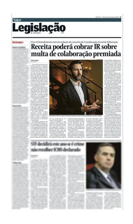 Bueno Tax - Matheus Bueno_no_Valor Economico Receita poderá cobrar IR sobre multa de colaboração premiada - advogados tributaristas em são paulo